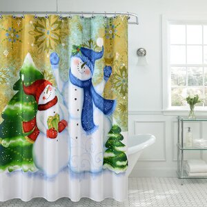Christmas Greetings Sweetie Shower Curtain