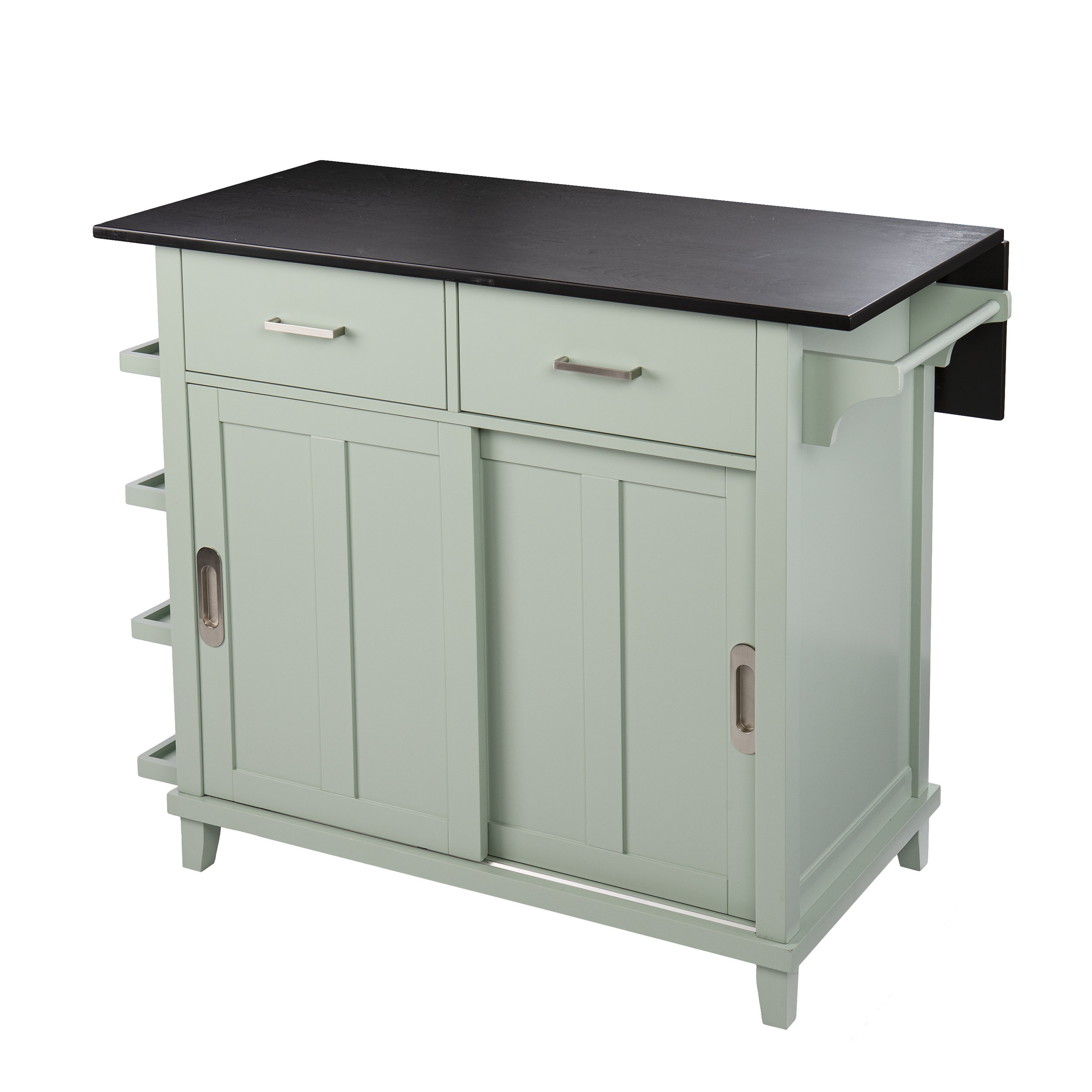 Longshore Tides Freestanding Kitchen Island With Manufactured Wood Reviews Wayfair