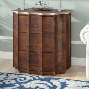 Sheena 3 Drawer Wood Chest by Willa Arlo Interiors
