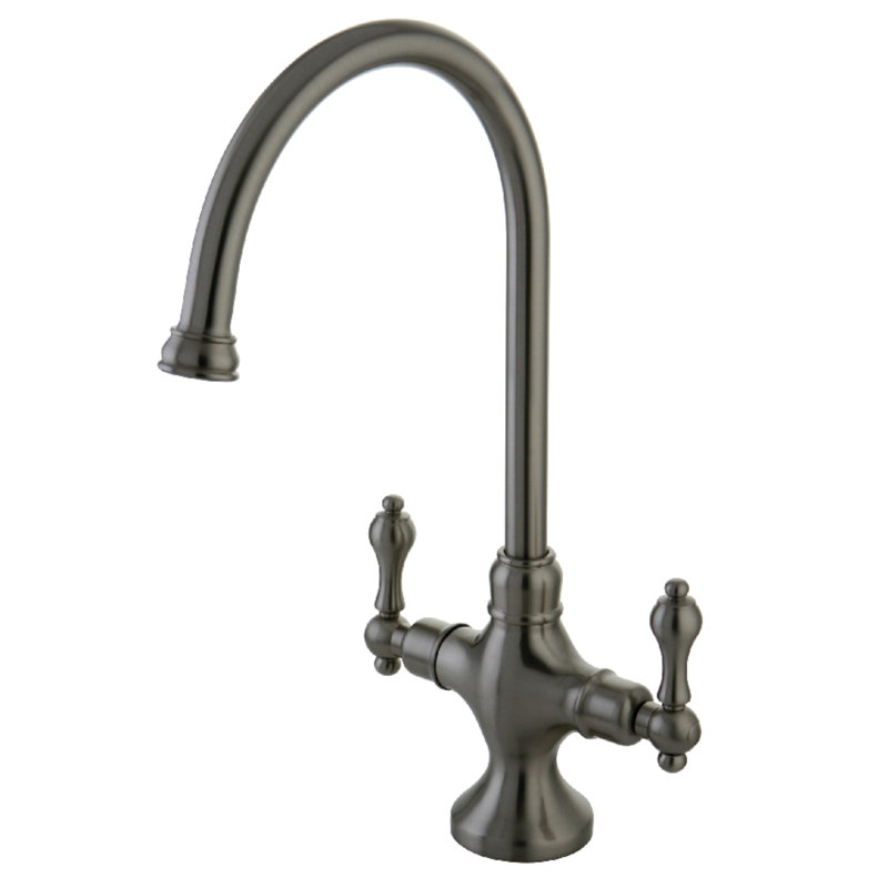Kingston Brass Vintage Double Handle Kitchen Faucet Wayfair