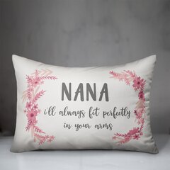BullQuack Nana I'm that Crazy Nana Everyone Told You About-Proud Grandma Throw Pillow Multicolor 16x16 