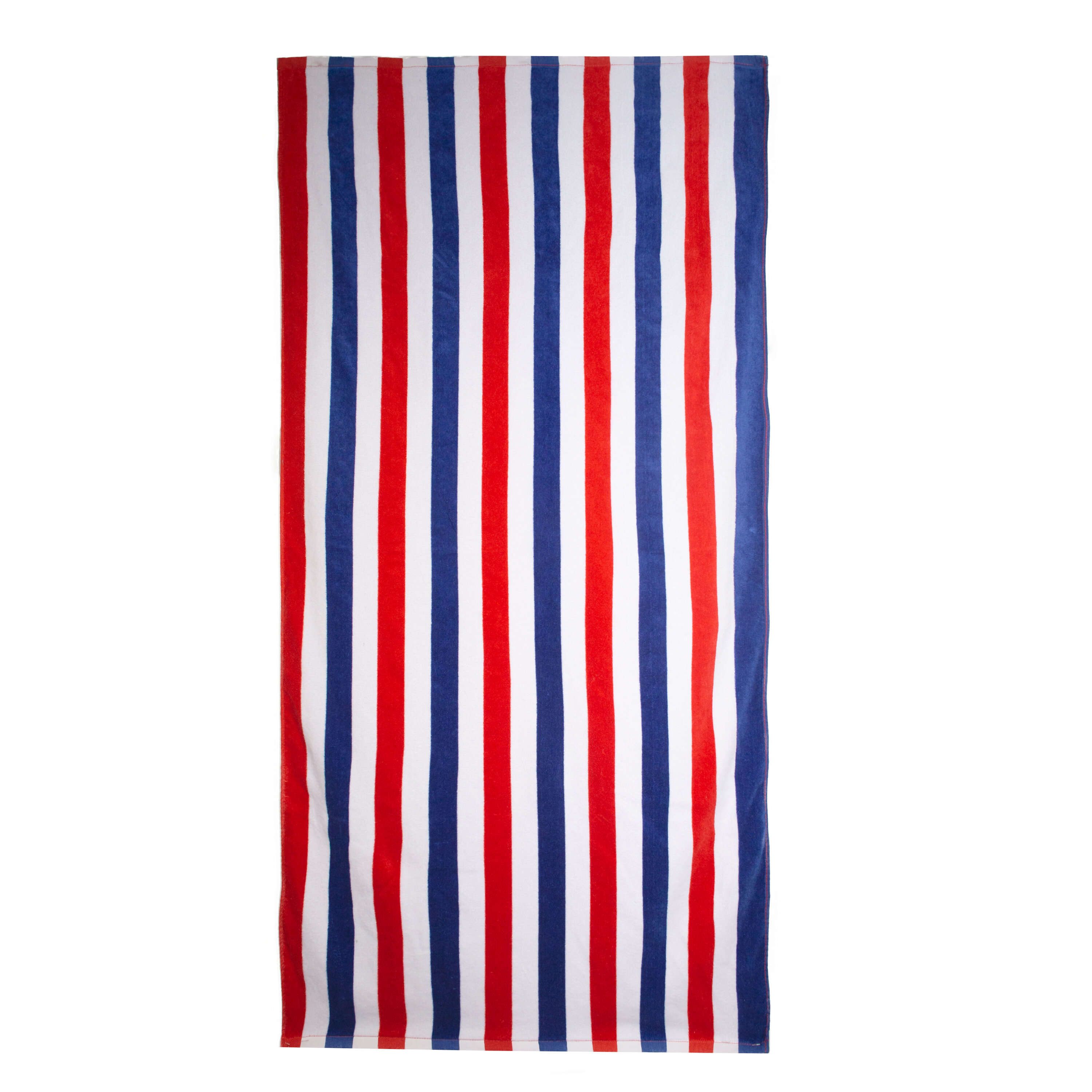 red white blue beach towel