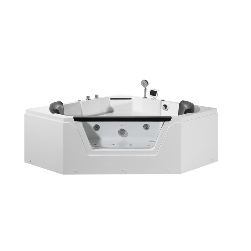 Ariel Bath 59 X 59 Corner Whirlpool Bathtub Reviews Wayfair
