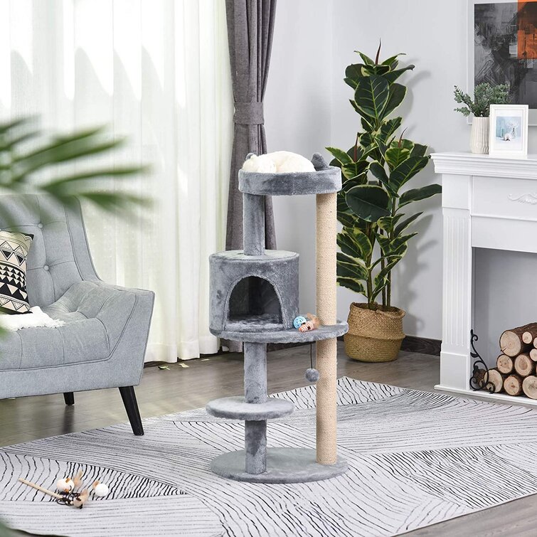 Pawhut 104cm Irving Cat Tree Reviews Wayfair Co Uk