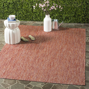 Adelia Red Indoor/Outdoor Area Rug