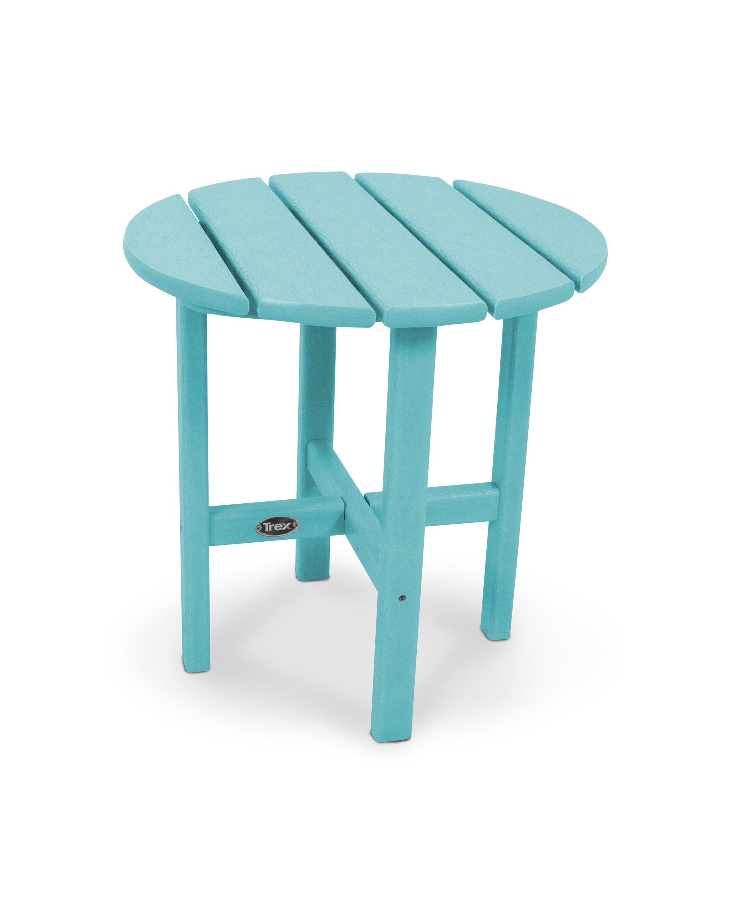 outdoor accent table blue