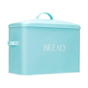 Swan Retro Blue Bread Bin Fresh Baked Goods Loaf Kitchen Food Storage Container 