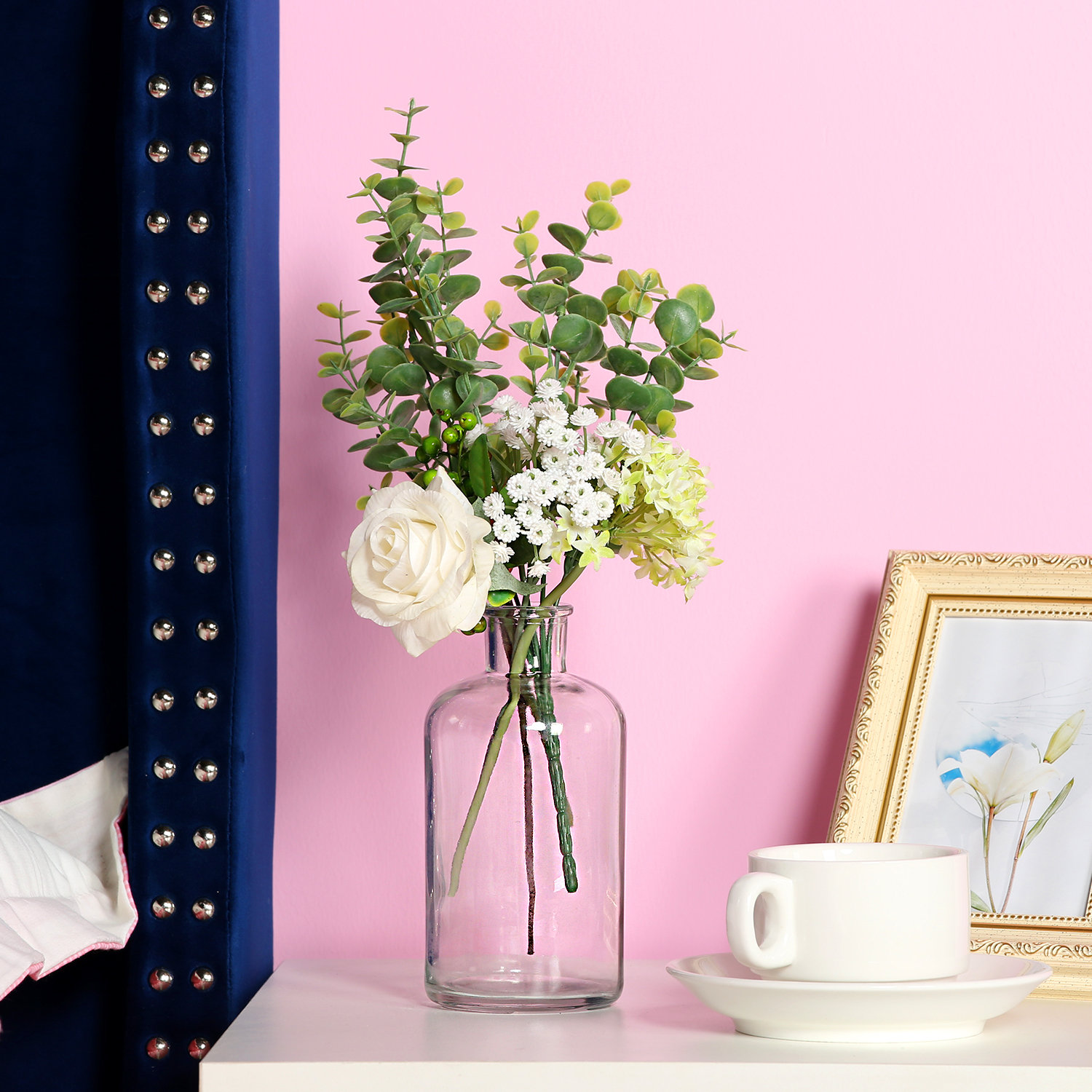 Primrue Mixed Floral Arrangement in Vase Wayfair Canada