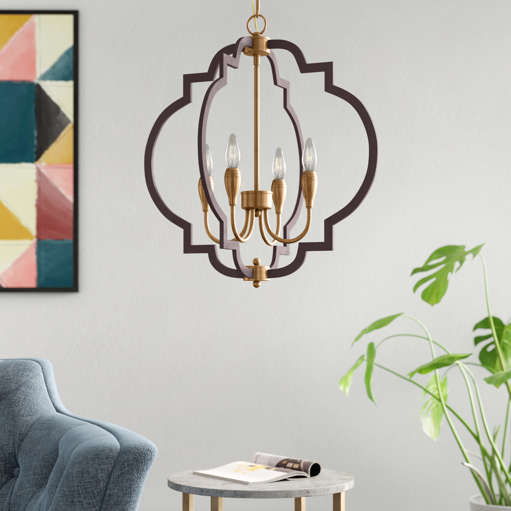 Gisborne 4 Light Candle Style Chandelier Reviews Joss Main 4 Light Candle Style Chandelier