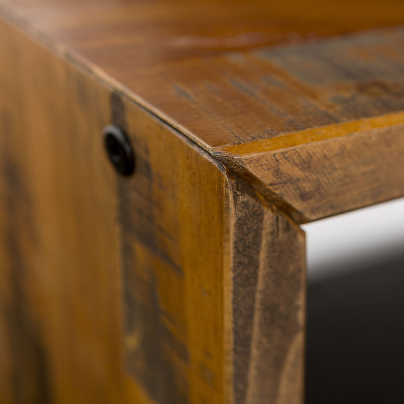 Loon Peak Arocho 58 Wood Storage Bench Reviews Wayfair