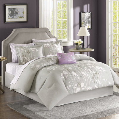 Three Posts Herrmann Complete Comforter And Cotton Sheet Set Size