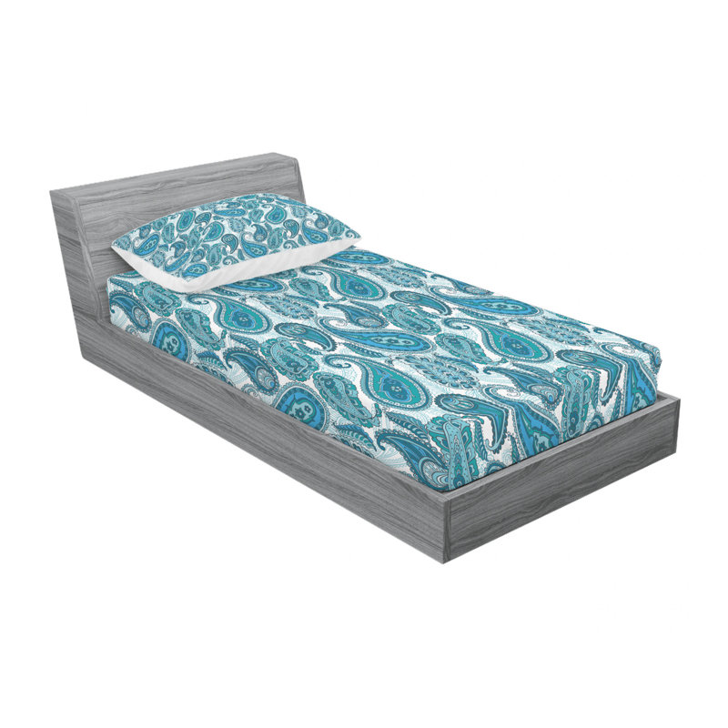 East Urban Home Ocean Inspired Paisley Sheet Set Wayfair East Urban Home Ocean Inspired Paisley