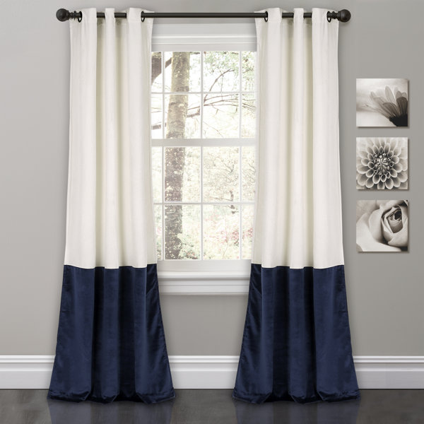 Color Block Curtains Wayfair