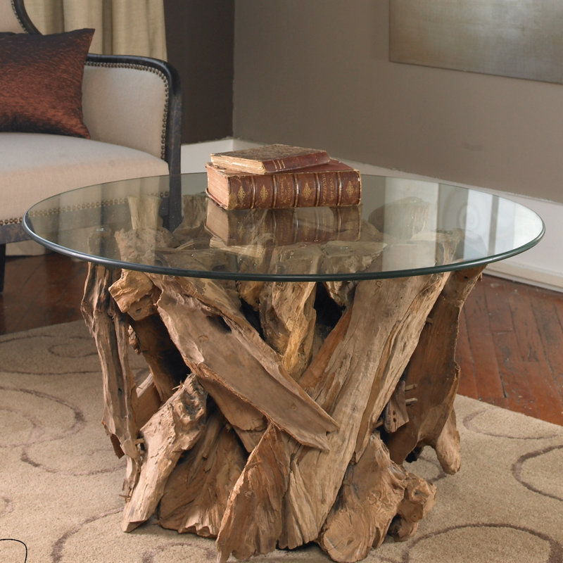 Union Rustic Cindi Driftwood Coffee Table & Reviews | Wayfair