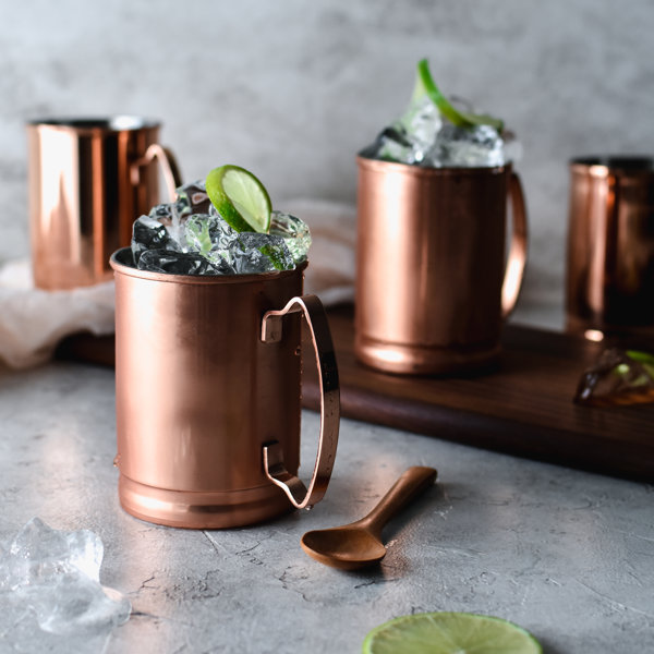 USA SELLER  MOSCOW MULE COOPER MUGS 2 14 OZ LIBBEY MM-100 FREE SHIP USA ONLY 