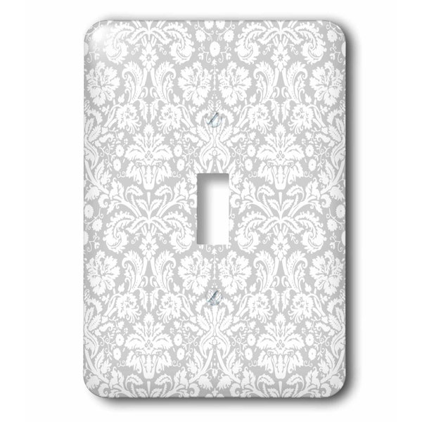 3drose Fancy French Floral Swirls Stylish Classy Elegant 1 Gang Toggle Light Switch Wall Plate Wayfair
