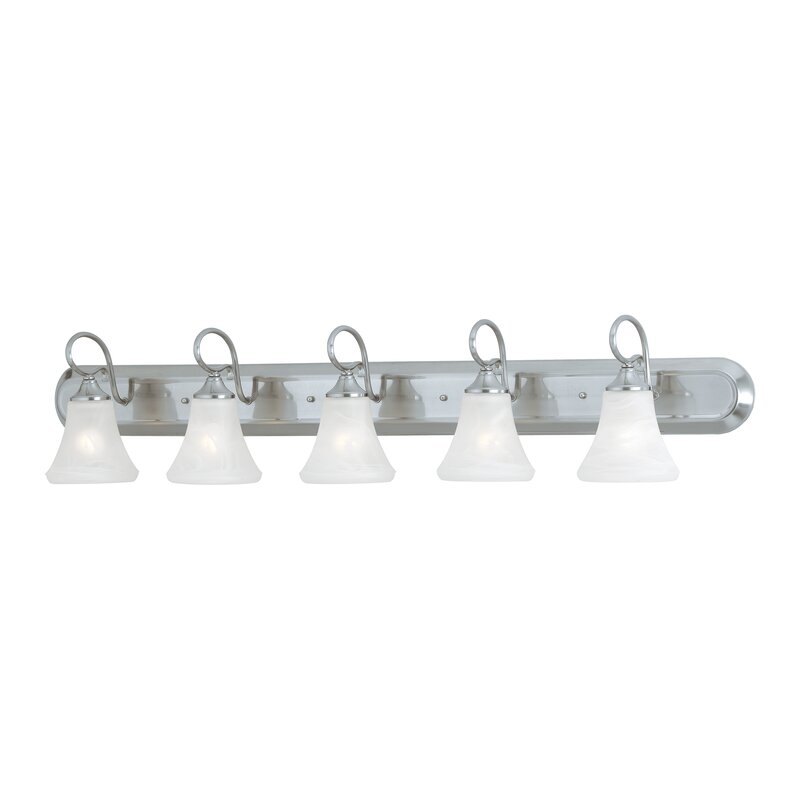 Fleur De Lis Living Adda Strip 5 Light Vanity Light Reviews Wayfair