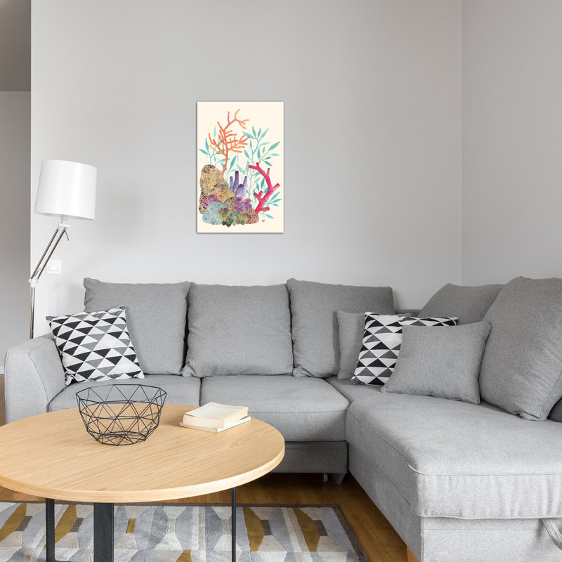 East Urban Home Coral Reef Painting Print On Canvas Wayfair