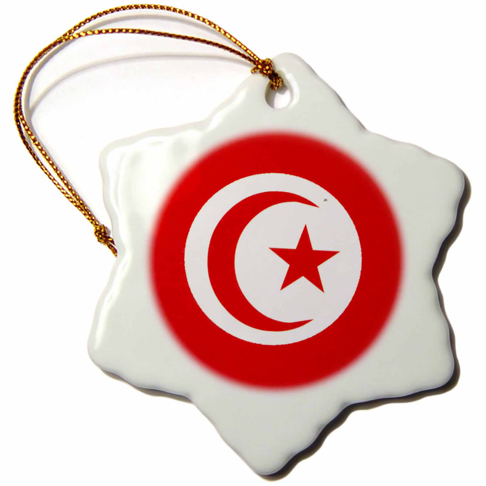 The Holiday Aisle Tunisia Flag Holiday Shaped Ornament Wayfair