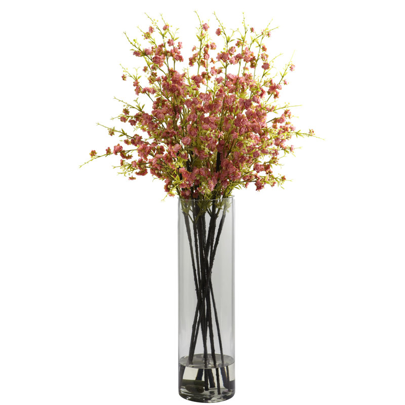 Giant Cherry Blossoms In Vase Reviews Joss Main Giant Cherry Blossoms In Vase