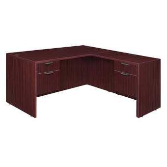 Populas Infinity L Shape Corner Desk Wayfair
