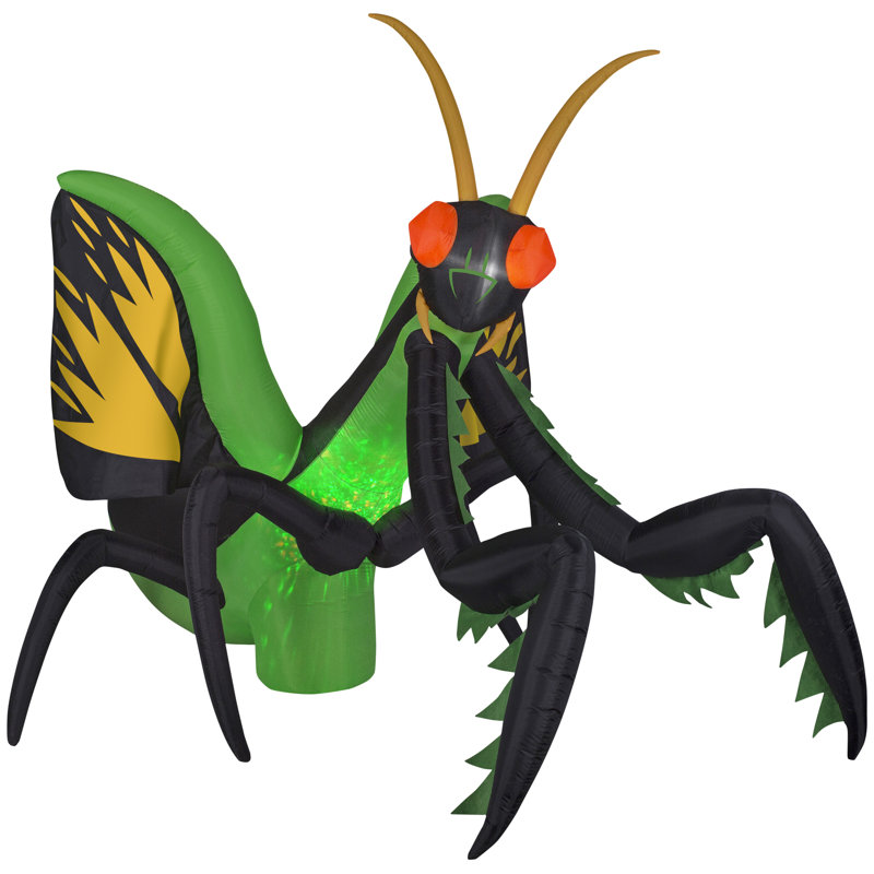The Holiday Aisle Airblown Kaleidoscope Preying Mantis Inflatable