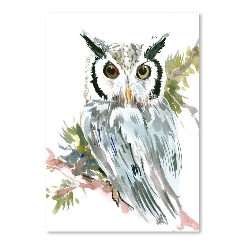 Owl by Suren Nersisyan - Unframed Painting