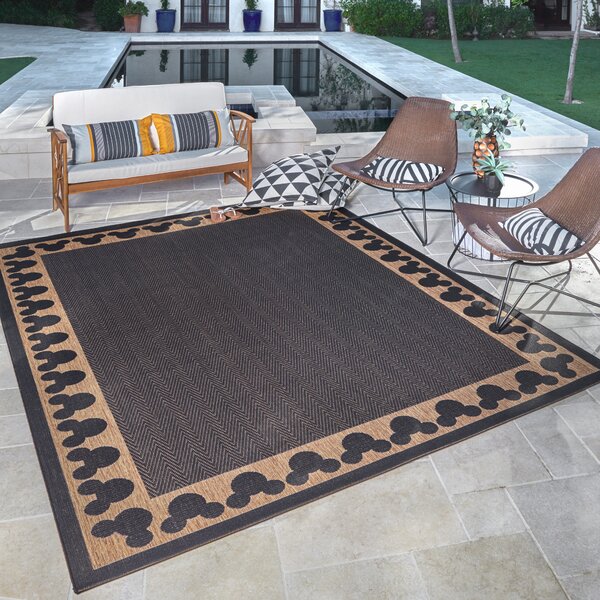 Outdoor Rug Plastic Brown Extra Large Small Woven Area Rug Oriental Garden Mat 