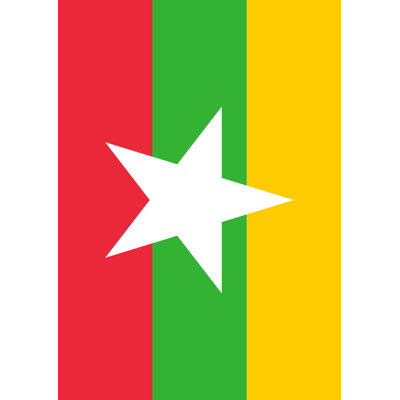 Myanmar Garden flag Toland Home Garden