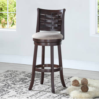 Loon Peak Tustin Solid Wood 30 Bar Stool Wayfair