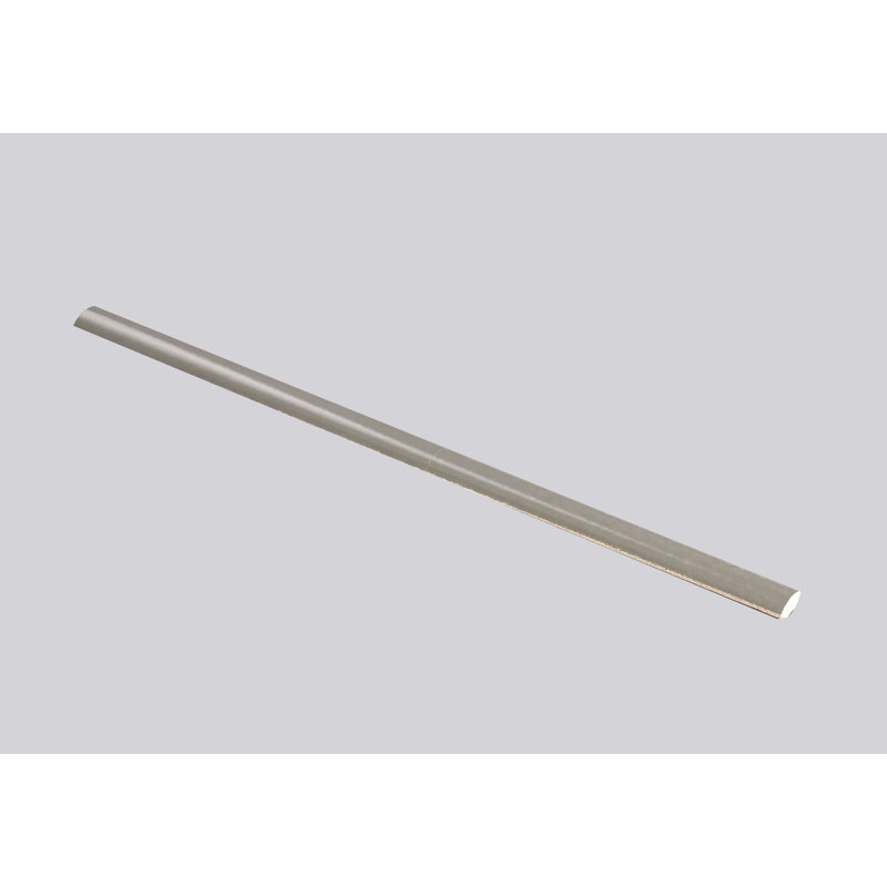Walkon Tile Hudson 12 X 0 5 Polished Ceramic Quarter Round Tile Trim In Gray Matte Wayfair