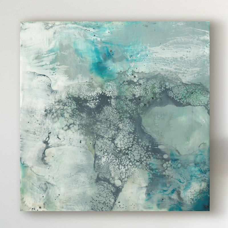 East Urban Home Sea Lace I Acrylic Painting Print On Wrapped