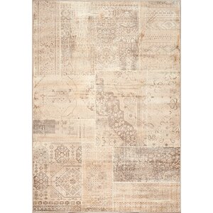 Lunceford Brilliant Beige Area Rug