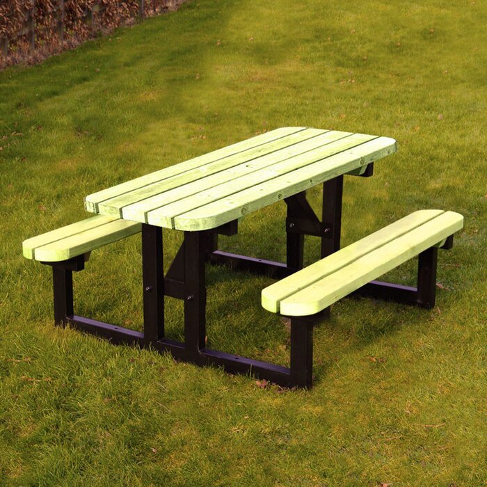 Sol 72 Outdoor Reva Steel Picnic Benches | Wayfair.co.uk