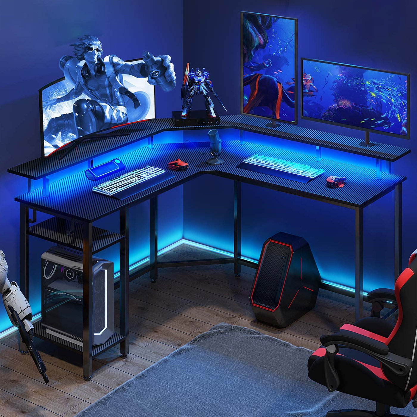 17 Stories Reversible LShape Desk Wayfair