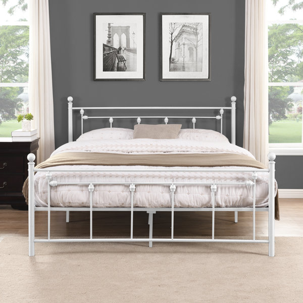 Details about   Wooden Bed Box Spring Mattress Bedroom Furniture Sleep Twin Full California King 