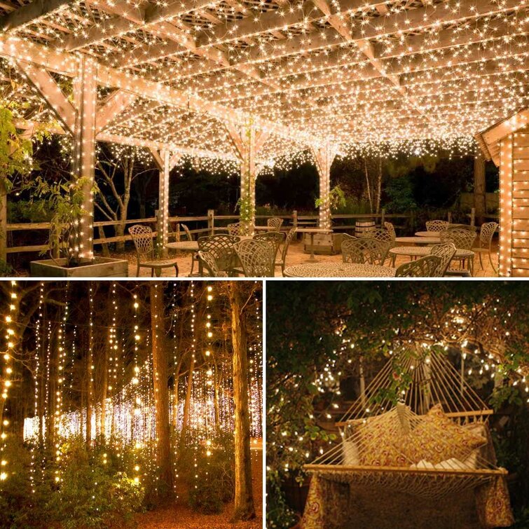 100 LED Solar Power String Fairy Lights Garden Outdoor Party Christmas Lamp Dec 