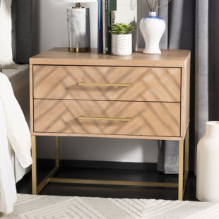 Ally 2 Drawer Nightstand by Everly Quinn