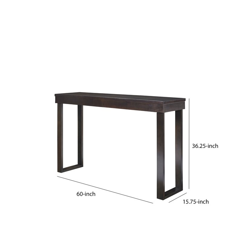 25 inch console table