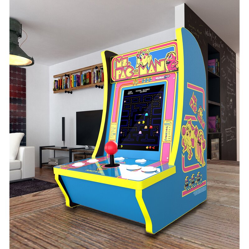 ms pacman game cabinet