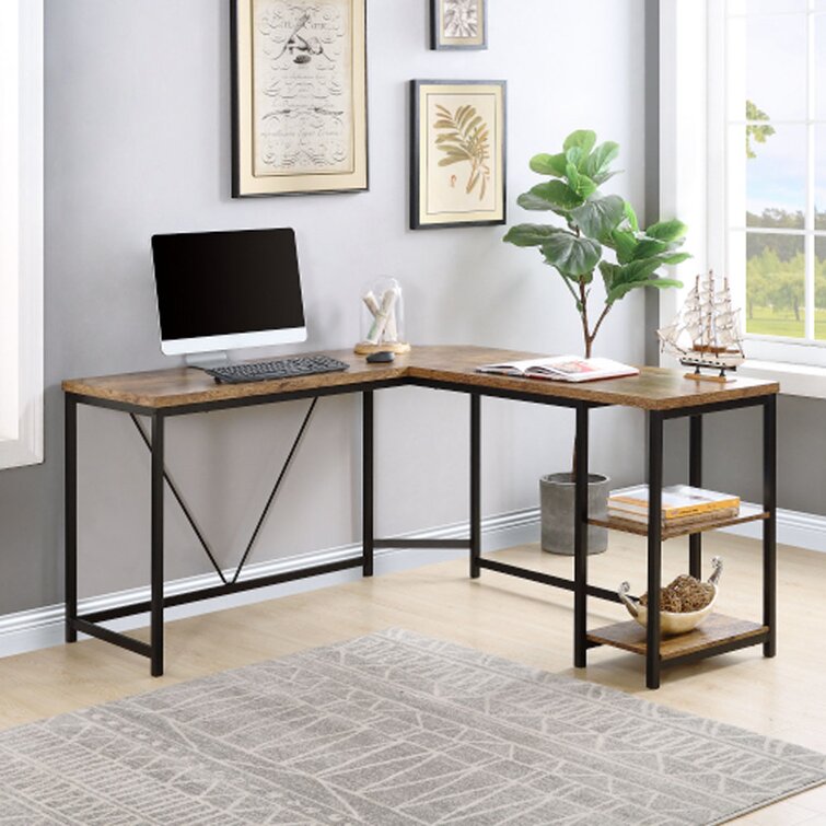 17 Stories Kissell L-Shaped Desk | Wayfair