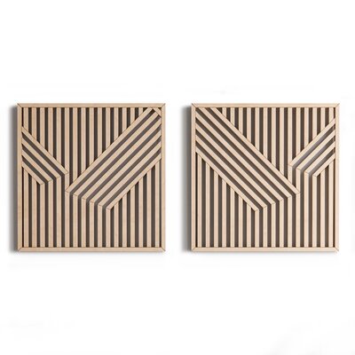 2 Piece Modern Wall Décor Set