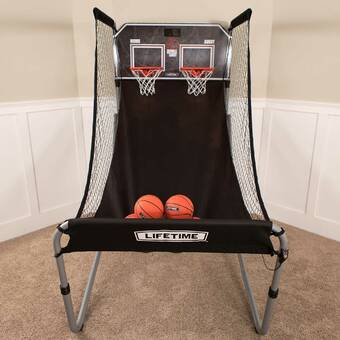 hathaway sure shot dual electronic basketball game