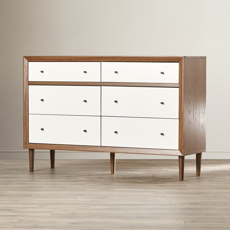 Foundstone™ Adelia 6 Drawer Double Dresser & Reviews