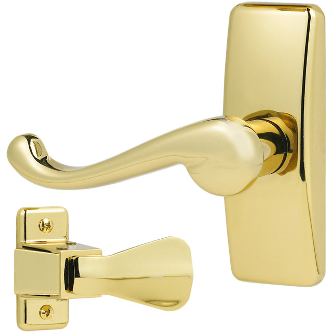 Ideal Security Single Dummy Storm Door Lever Reviews Wayfair