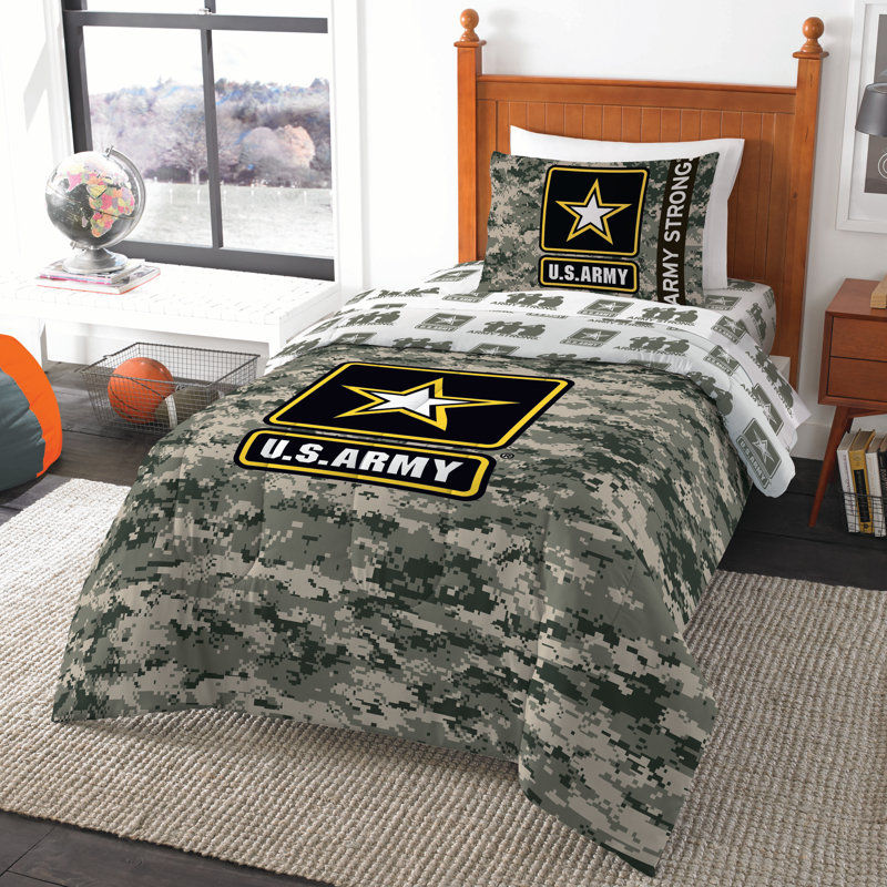 Northwest Co Military Us Army Army Camo Comforter Reviews Wayfair
