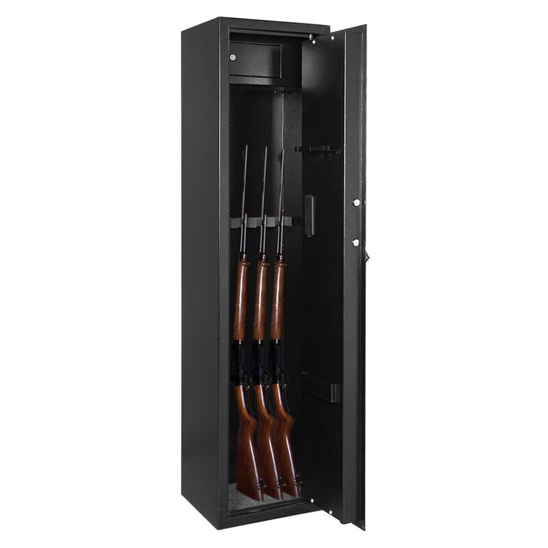 Ktaxon Electronic 5 Rifle Gun Safe Firearms Shotgun Storage Cabinet Lock Box
