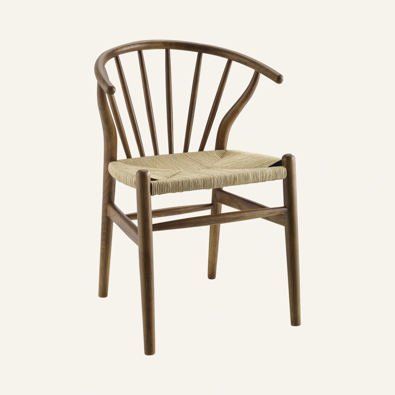 Kelly Clarkson Home Martins Solid Wood Slat Back Side Dining Chair