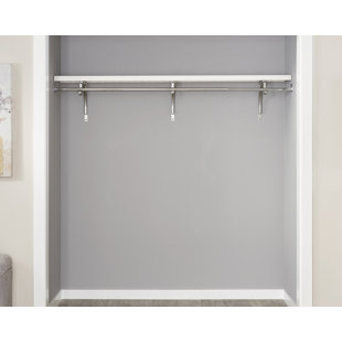Wall Shelf With Hanging Rod Wayfair Quickview