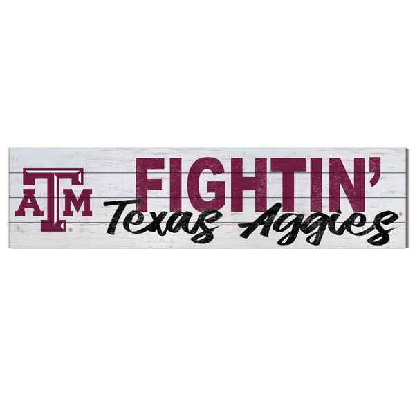 NCAA Legacy Texas A&M Aggies Large Tin Sign 12x12 One Size Stock 